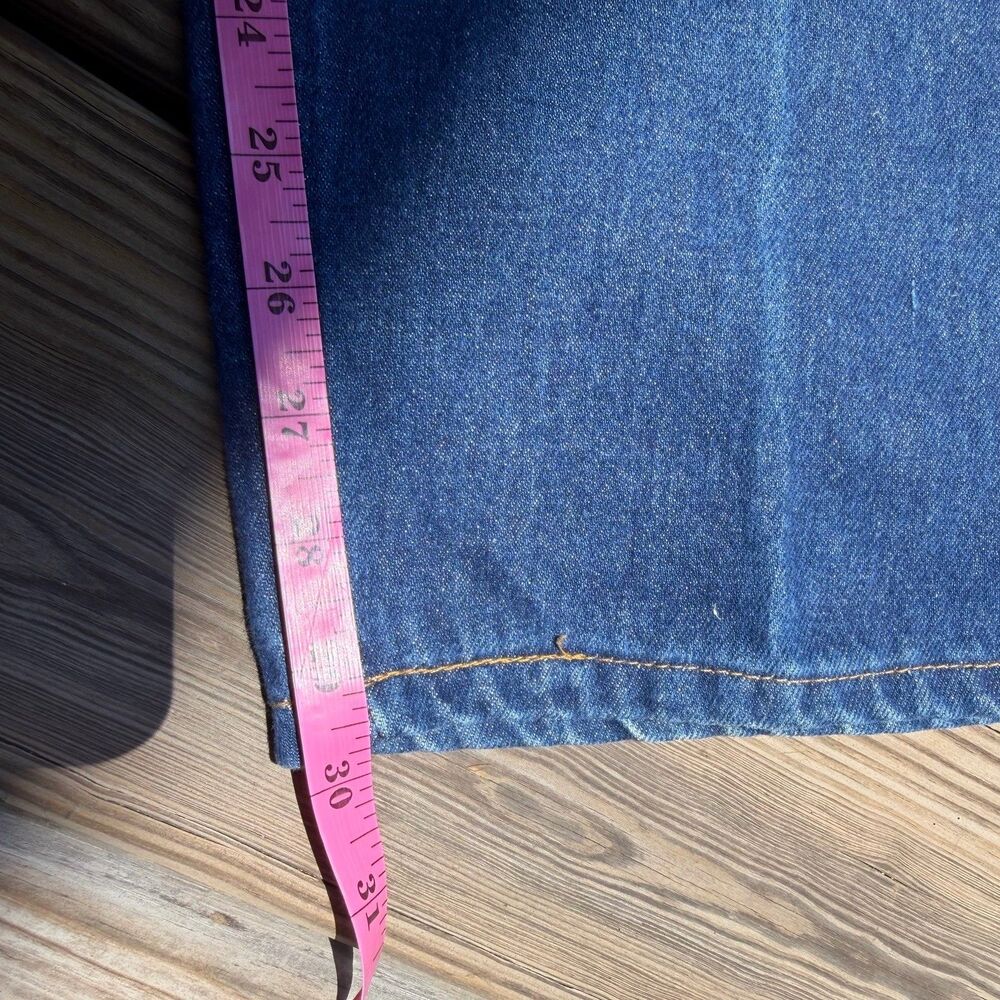 Vintage Levi’s Orange Tab 506 Men 40x30 Blue USA Regular Fit Straight Leg Denim - Picture 10 of 16